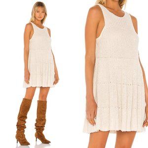 CLEARANCE Free people waterfall ruffle dress in oatmeal FINAL PRICE NO OFFERS